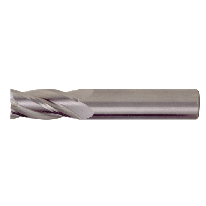 Bassett DRS Series Solid Carbide Stub Length Drill Bit Bright Round Shank Pack of 1 Uncoated Finish 2 Length 118 Degrees Four-Facet Point Spiral Flute 7/64 Size 